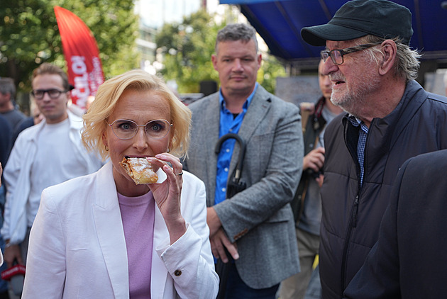 Na předvolební akci Stačilo! na Václavském náměstí se sešlo několik desítek lidí