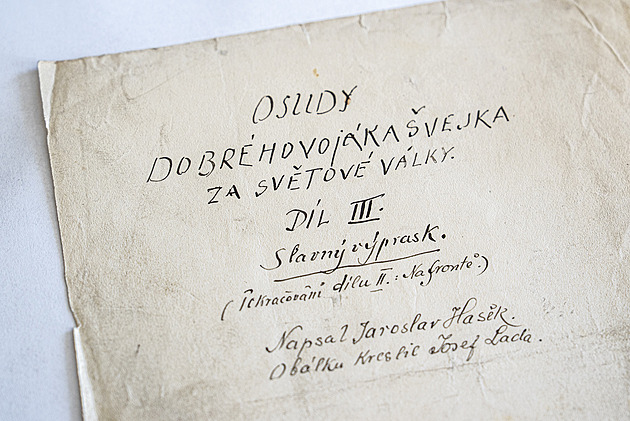 Nově objevený rukopis Švejka mění pohled na Haškovu smrt. Nahlédněte do něj