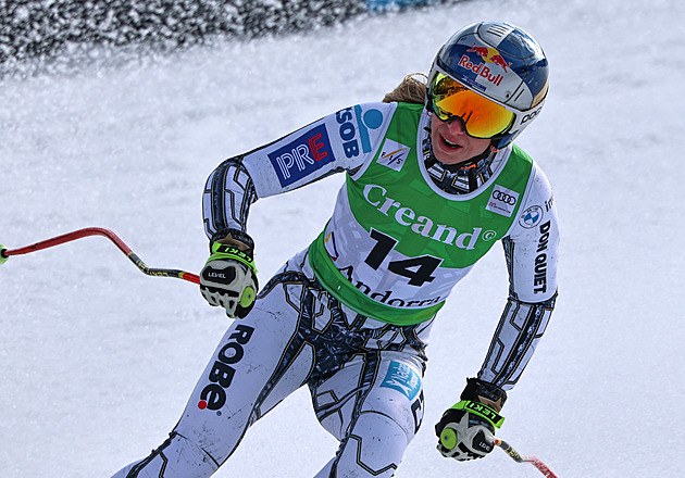 Ledecká rychlost neudržela, po skvělém úvodu je šestá. V super-G slaví Goggiaová